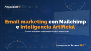 Email marketing con Mailchimp e Inteligencia Artificial